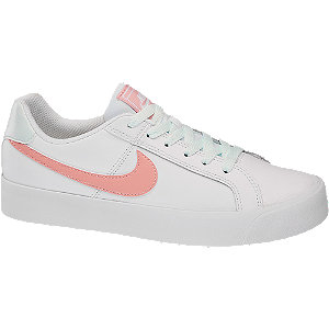 białe sneakersy damskie Nike Court Royale z różową wstawką różowo białe sneakersy damskie Nike Court Royale 18202049
